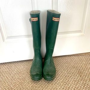 Hunter Rain Boots Green EU40